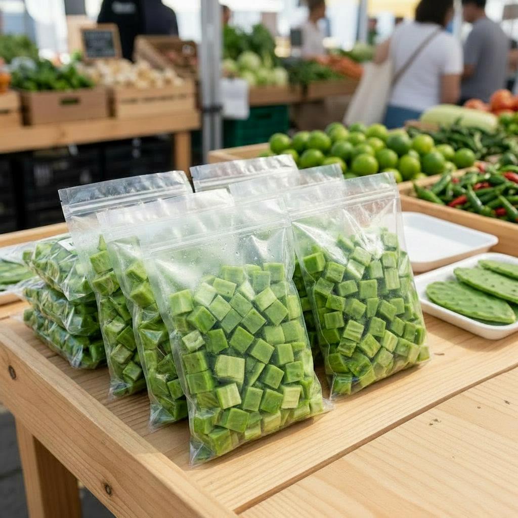 Diced Nopal
